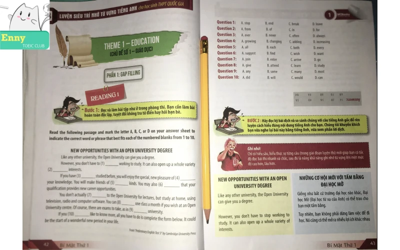 Luyện Siêu Trí Nhớ Từ Vựng Tiếng Anh cho học sinh thpt quốc giá