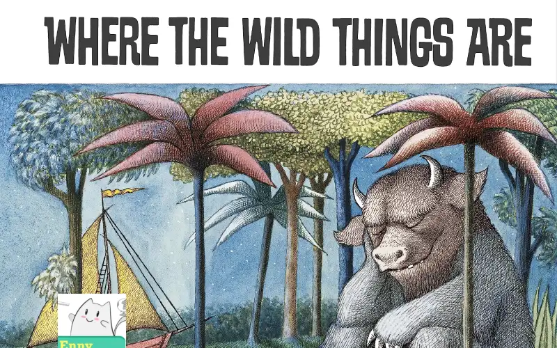 Bìa sách Where The Wild Things Are gốc tiếng Anh