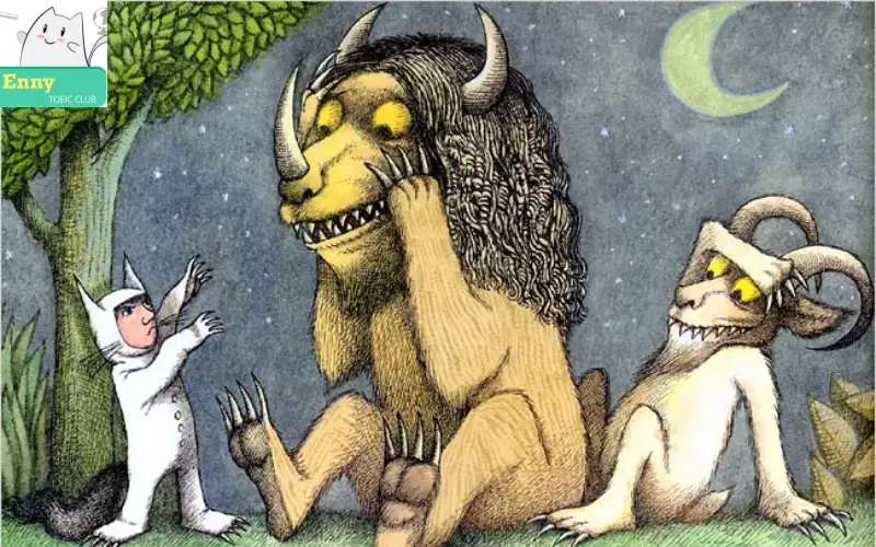 Cảnh Max cùng những con quái vật nhảy múa dưới ánh trăng